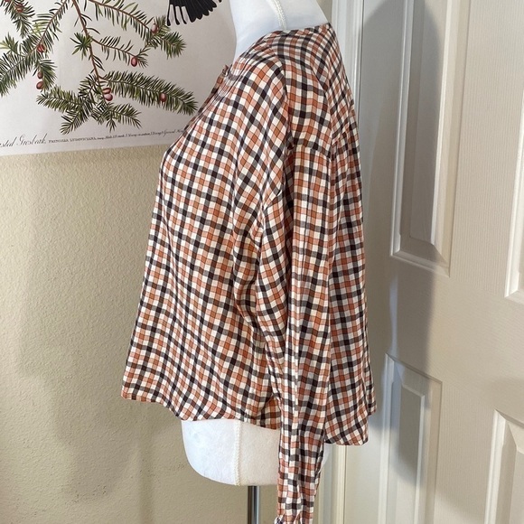 MADEWELL Meadow Shirt in Check Size XXS - Picture 3 of 11